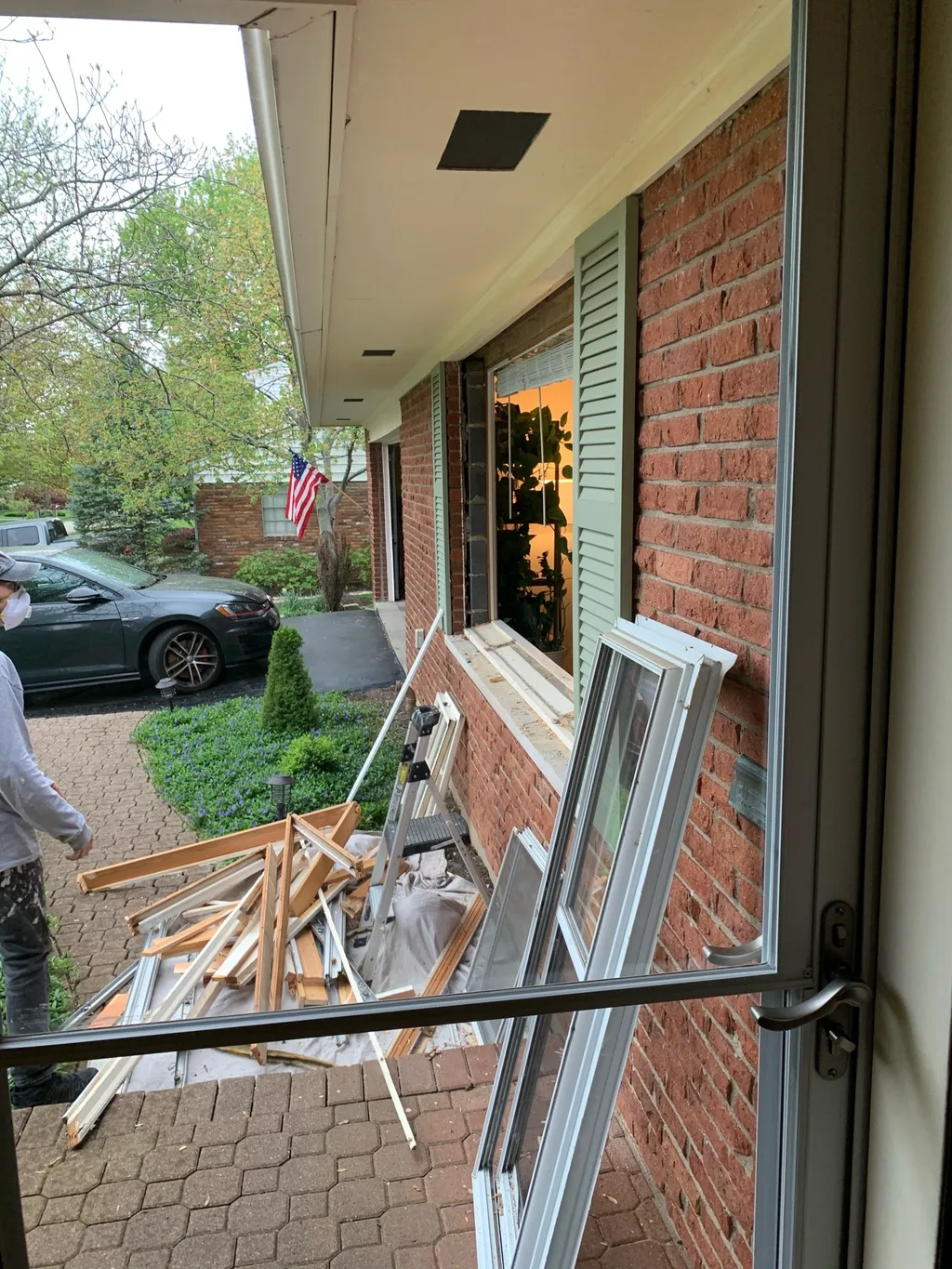 New windows and a dryer vent! Fancy!