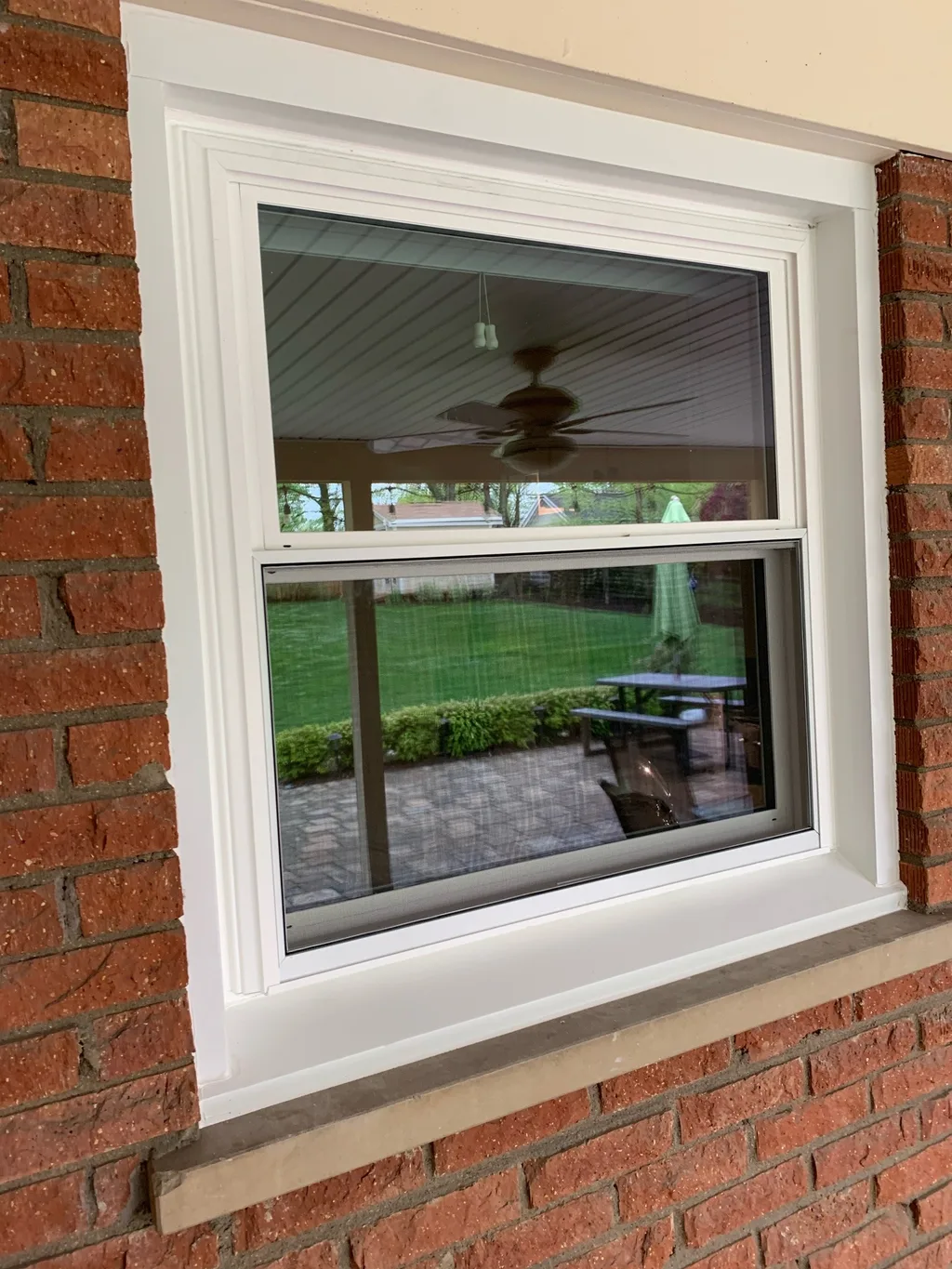 New windows and a dryer vent! Fancy!