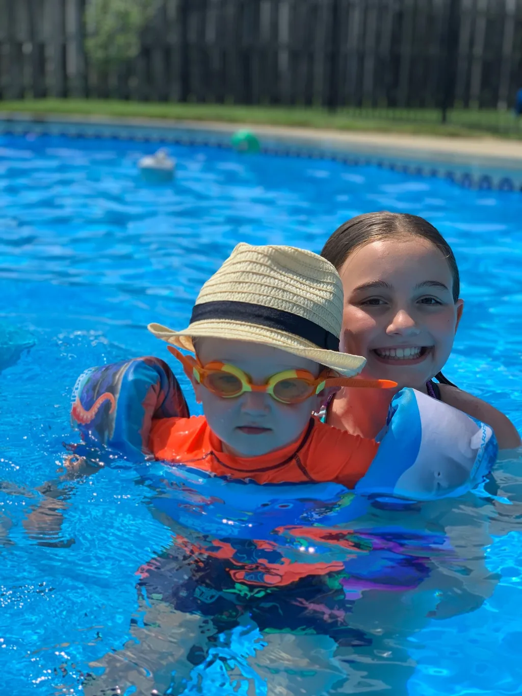 Fourth of July festivities were different this year, but still fun! We loved watching the fireworks poolside with family, swimming at our pool on the fourth, and watching our neighbors’ fireworks show too.