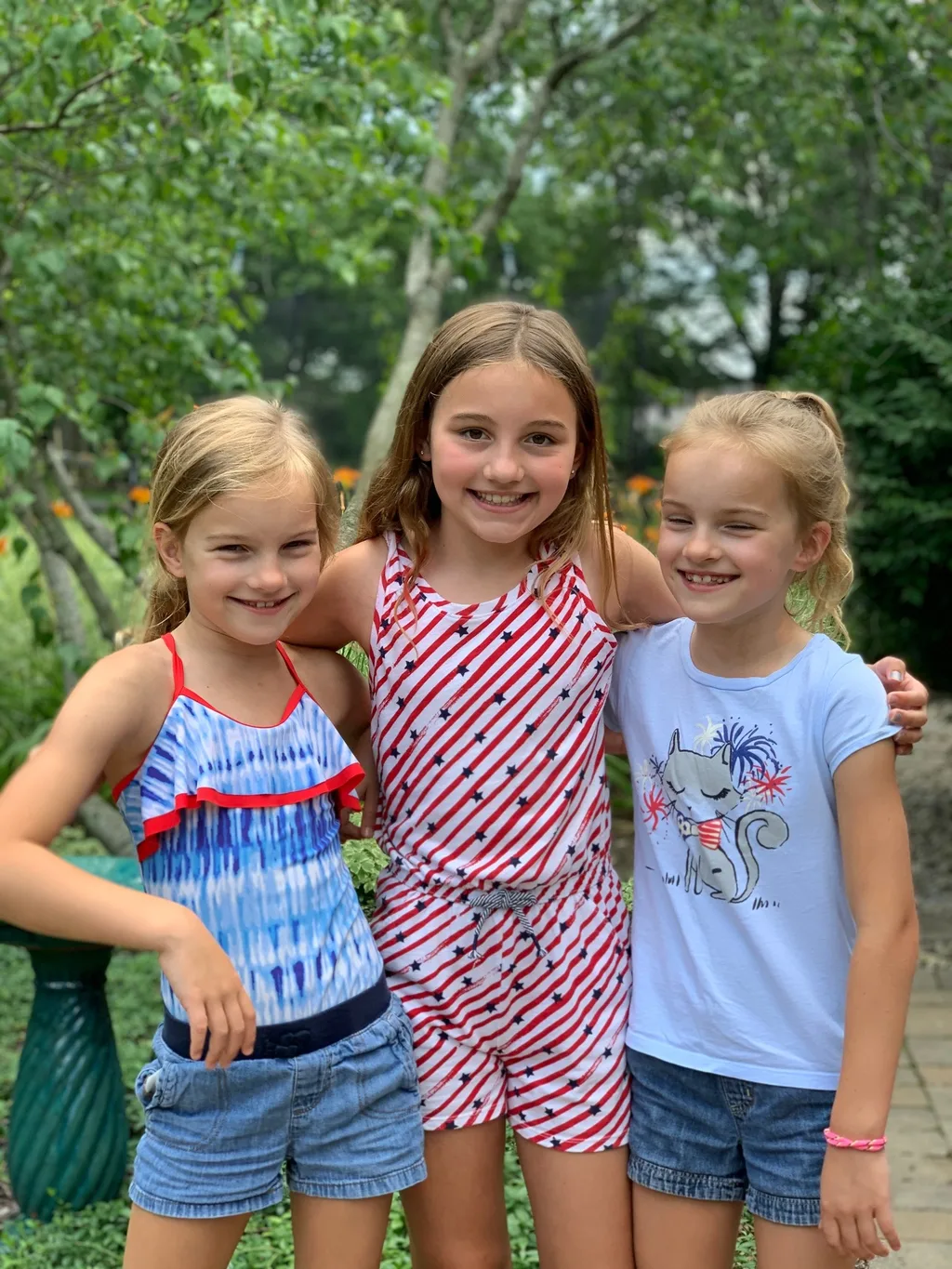 Fourth of July festivities were different this year, but still fun! We loved watching the fireworks poolside with family, swimming at our pool on the fourth, and watching our neighbors’ fireworks show too.