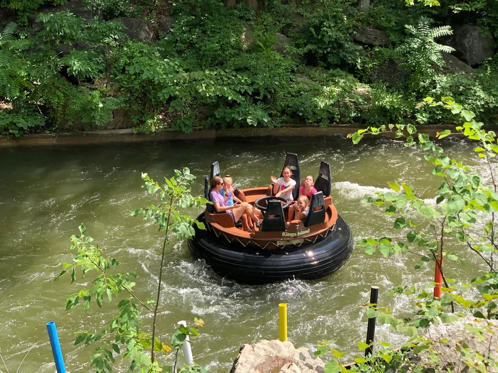 Our third visit this summer was the best so far! Lots of firsts: Josie rode The Bat and Banshee for the first time, Gwen and Josie braved Drop Tower, all four girls experienced Congo Falls, and Nora enjoyed her first trip on Whitewater Canyon.