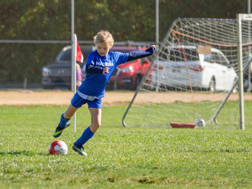 These girls had their best soccer season so far: lots of growth, more aggressive. Definitely two of the best players on the field!