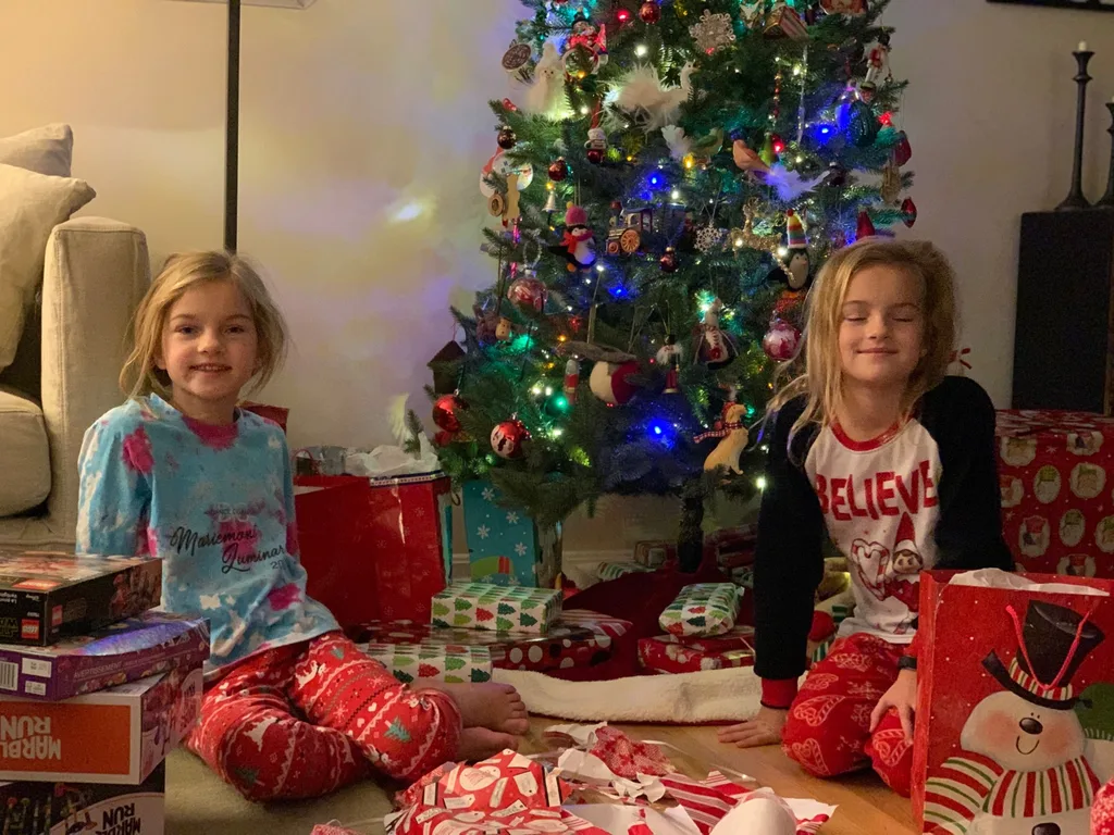 Santa still visits even during a pandemic.