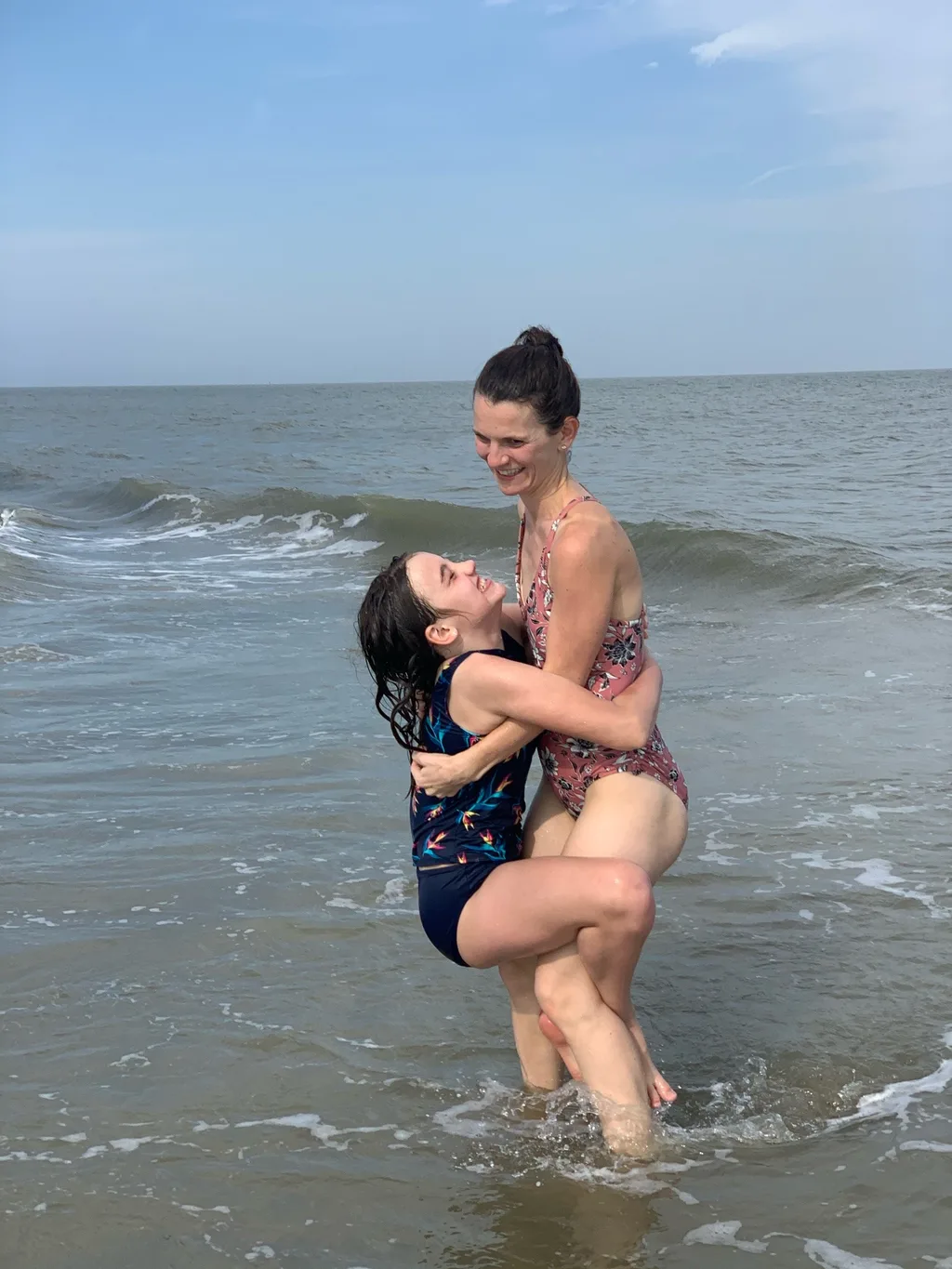 One year later, we finally took our trip to Savannah! We squeezed in time downtown and at both Hilton Head and Tybee Island beaches. The girls loved splashing in the ocean; Daisy too, but it was cold! Daisy and Sammy were fast friends.