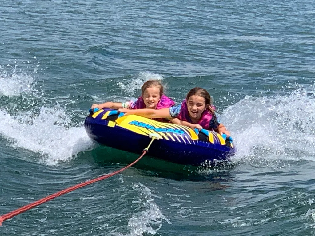 We had the best time vacationing in Bryson City, just South of the Great Smoky Mountains National Park, with Em and Chris (who planned the trip and let us join them). We loved boating and swimming in the crystal clear waters of the lovely, unspoiled Lake Fontana. Josie was especially fond of tubing, a first for the girls. Gwen and Abby were fearless adventurers at the Nantahala Outdoor Center. Josie and I preferred zip lining to climbing, and we’re so grateful when our guide, Hunter, graciously, showed us how to navigate the high ropes course. We drove there and home through Gatlingurg and Pigeon Forge. Although the shake machine at Mapco was a hit, we now know that we can avoid vacationing at Gatlinburg - not our scene!