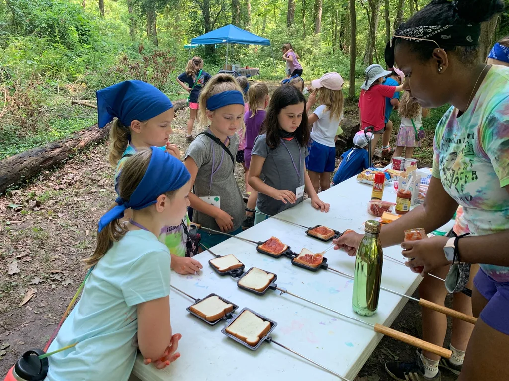 Another fun week at Girl Scout camp! Every year, I dread it. It’s hot, it’s tiring, and it’s a ton of prep work. Then we get there, the girls have a blast, and by the time it’s all over, we’re missing it.