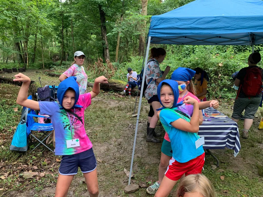 Another fun week at Girl Scout camp! Every year, I dread it. It’s hot, it’s tiring, and it’s a ton of prep work. Then we get there, the girls have a blast, and by the time it’s all over, we’re missing it.