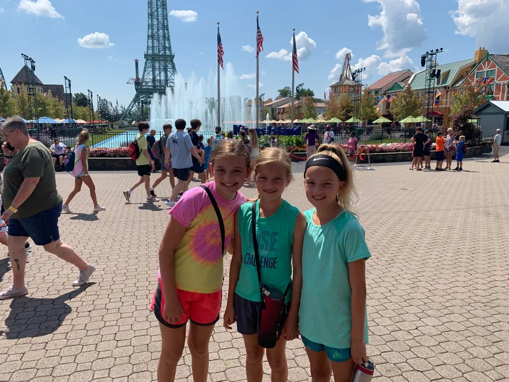 With school starting very soon, we had to finally visit Kings Island! Two visits in two days, and more roller coaster rides planned. The Banshee is their favorite so far.