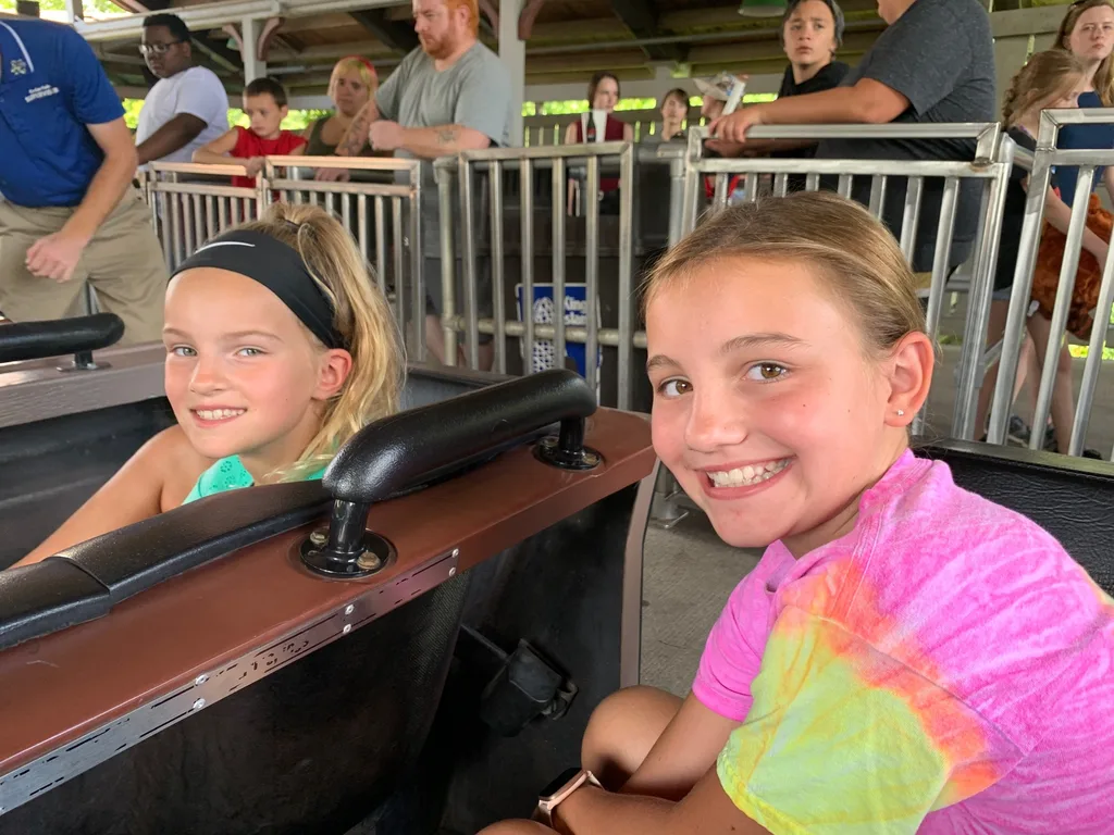 With school starting very soon, we had to finally visit Kings Island! Two visits in two days, and more roller coaster rides planned. The Banshee is their favorite so far.