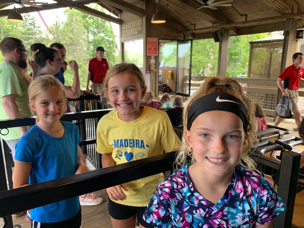 With school starting very soon, we had to finally visit Kings Island! Two visits in two days, and more roller coaster rides planned. The Banshee is their favorite so far.