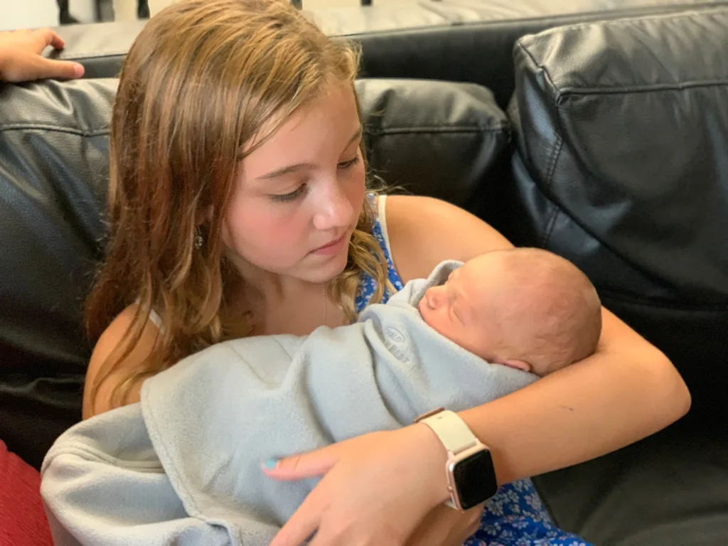 An exciting week for us! We got to meet Rowan and started school. I can’t believe we have a sixth grader and two third graders!