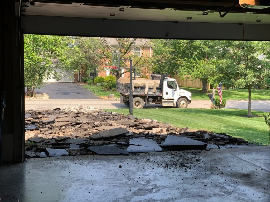 Two months after demo, and I finally spread the last bag of topsoil and remembered to take pictures!