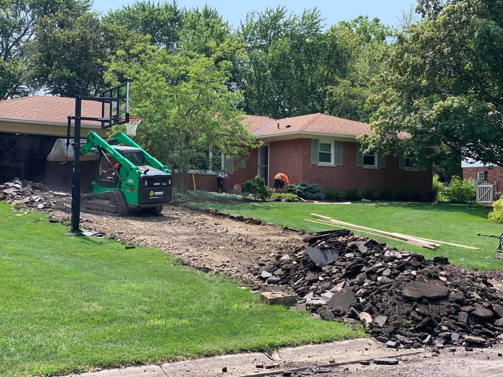 Two months after demo, and I finally spread the last bag of topsoil and remembered to take pictures!