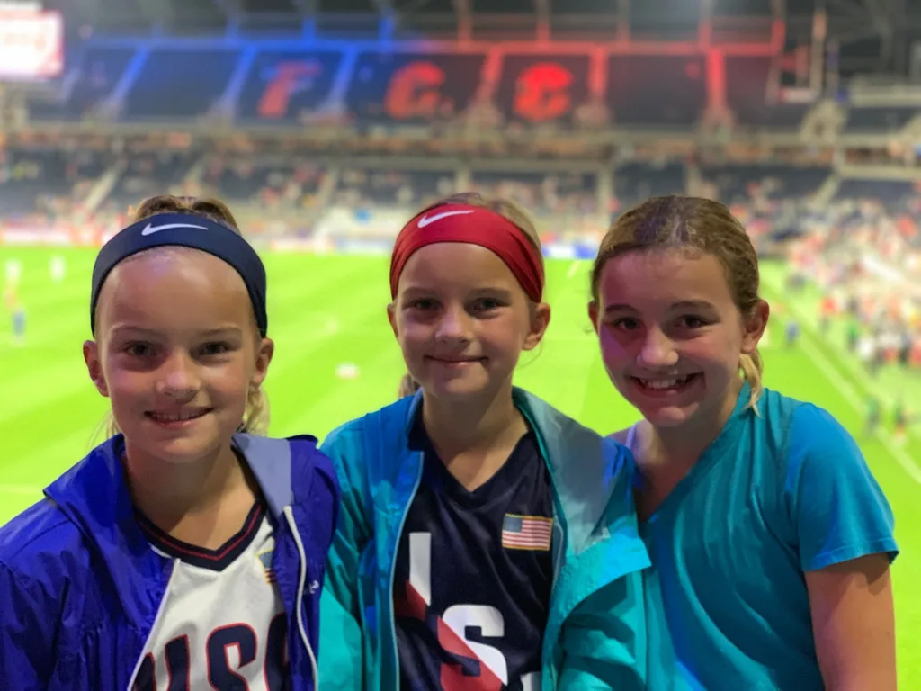 Our first time at the new stadium, and our first time attending a USWNT game. It was an 8-0 winning night!