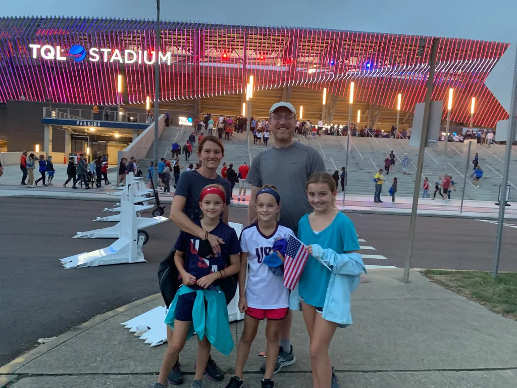 Our first time at the new stadium, and our first time attending a USWNT game. It was an 8-0 winning night!