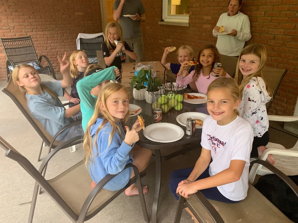 We celebrated Gwen and Josie’s birthday with their soccer friends and then had a soccer game followed by Halloween fun the next day. It was a big weekend! And a big Halloween for Abby. She experienced a milestone: trick-or-treating parent-free!