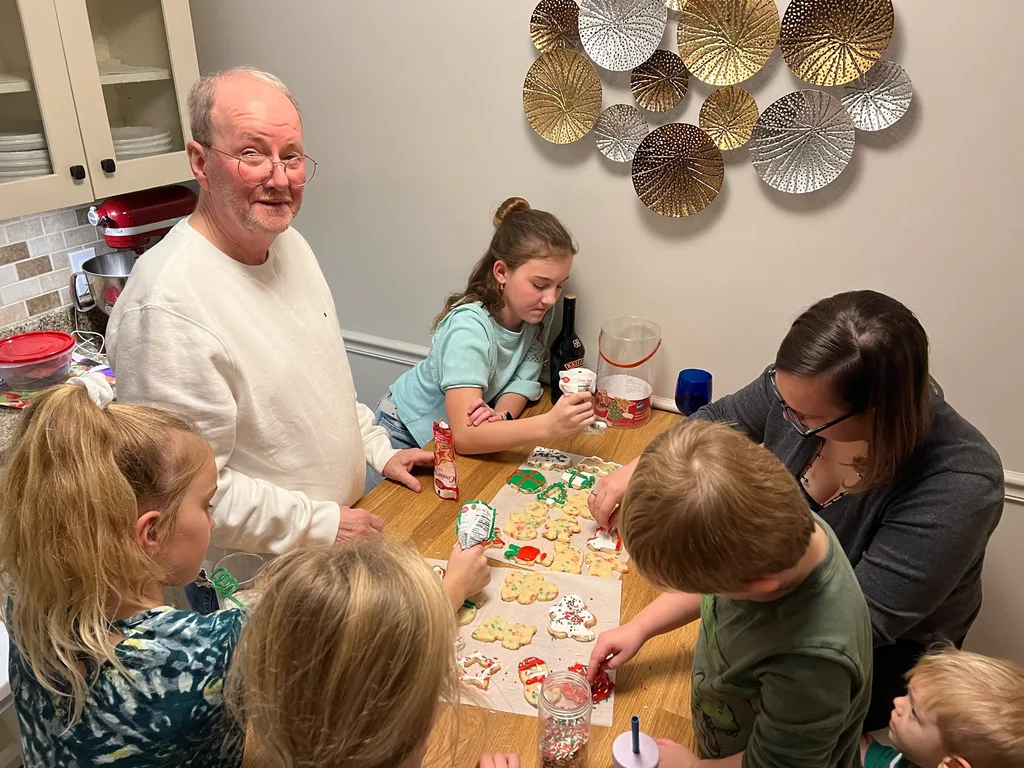 We had a good time celebrating Thanksgiving and Christmas Eve at our house this year. Tim was the one constant at both celebrations since the boys had Covid over Thanksgiving, Em had to work Christmas, and Clara was adventuring in the Grand Canyon.