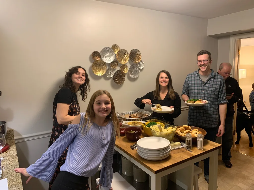 We had a good time celebrating Thanksgiving and Christmas Eve at our house this year. Tim was the one constant at both celebrations since the boys had Covid over Thanksgiving, Em had to work Christmas, and Clara was adventuring in the Grand Canyon.