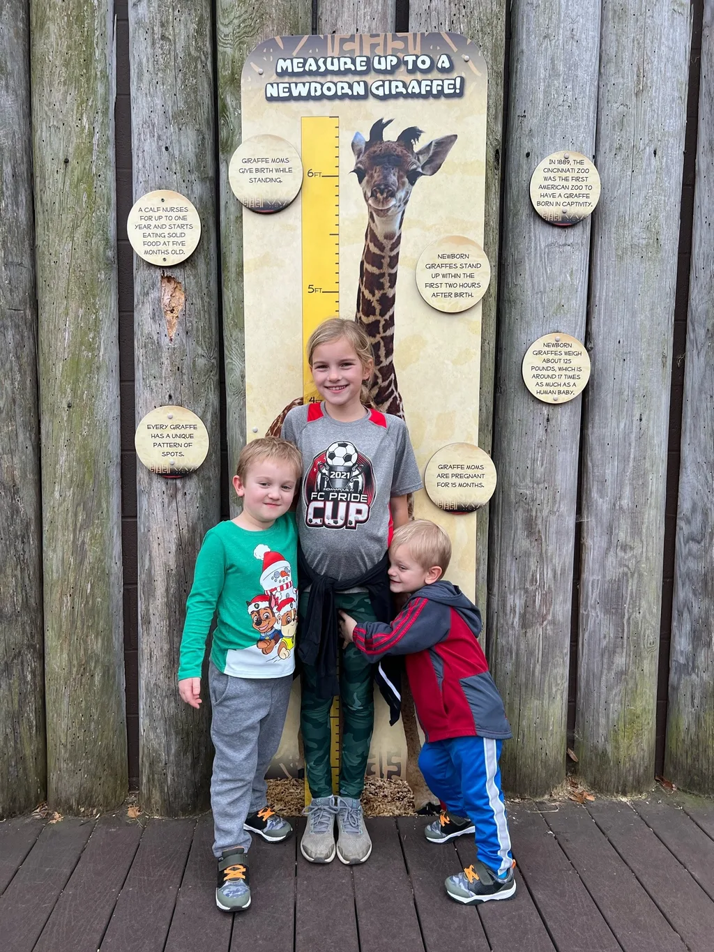 The high on December 27 in Cincinnati was 67! Perfect weather to visit the Zoo!
