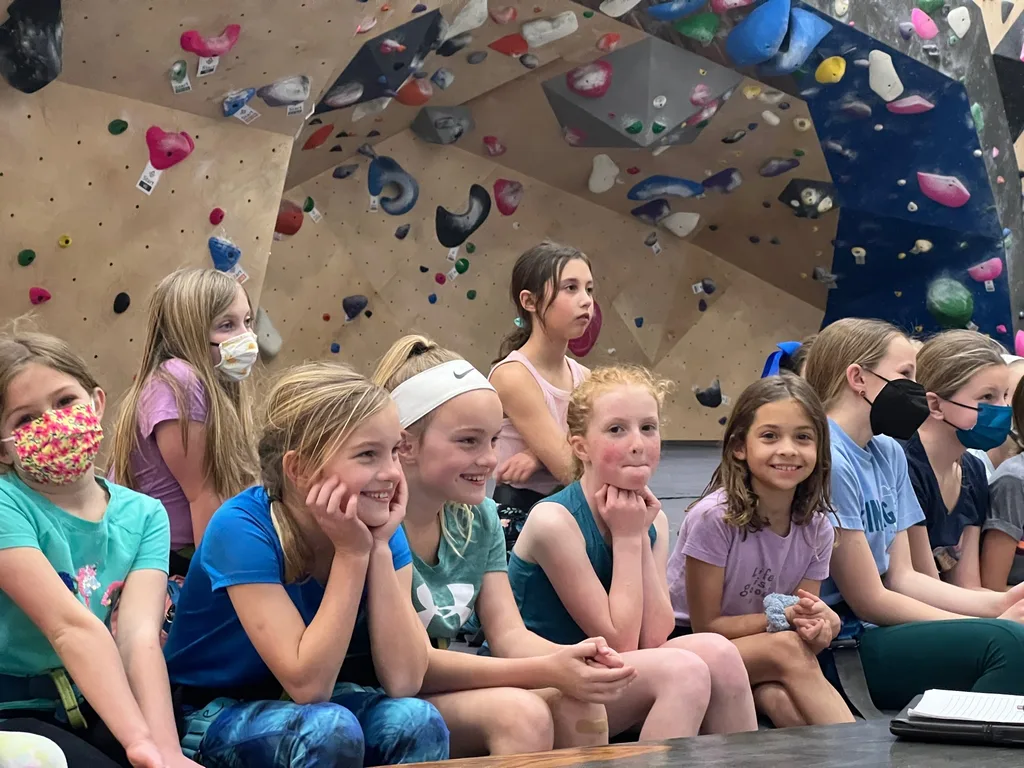 Girl Scout rock climbing and team-building tie dye with the volleyball team. Our girls went to bed Sunday night with happy memories from a fun, adventurous, and laughter-filled weekend.