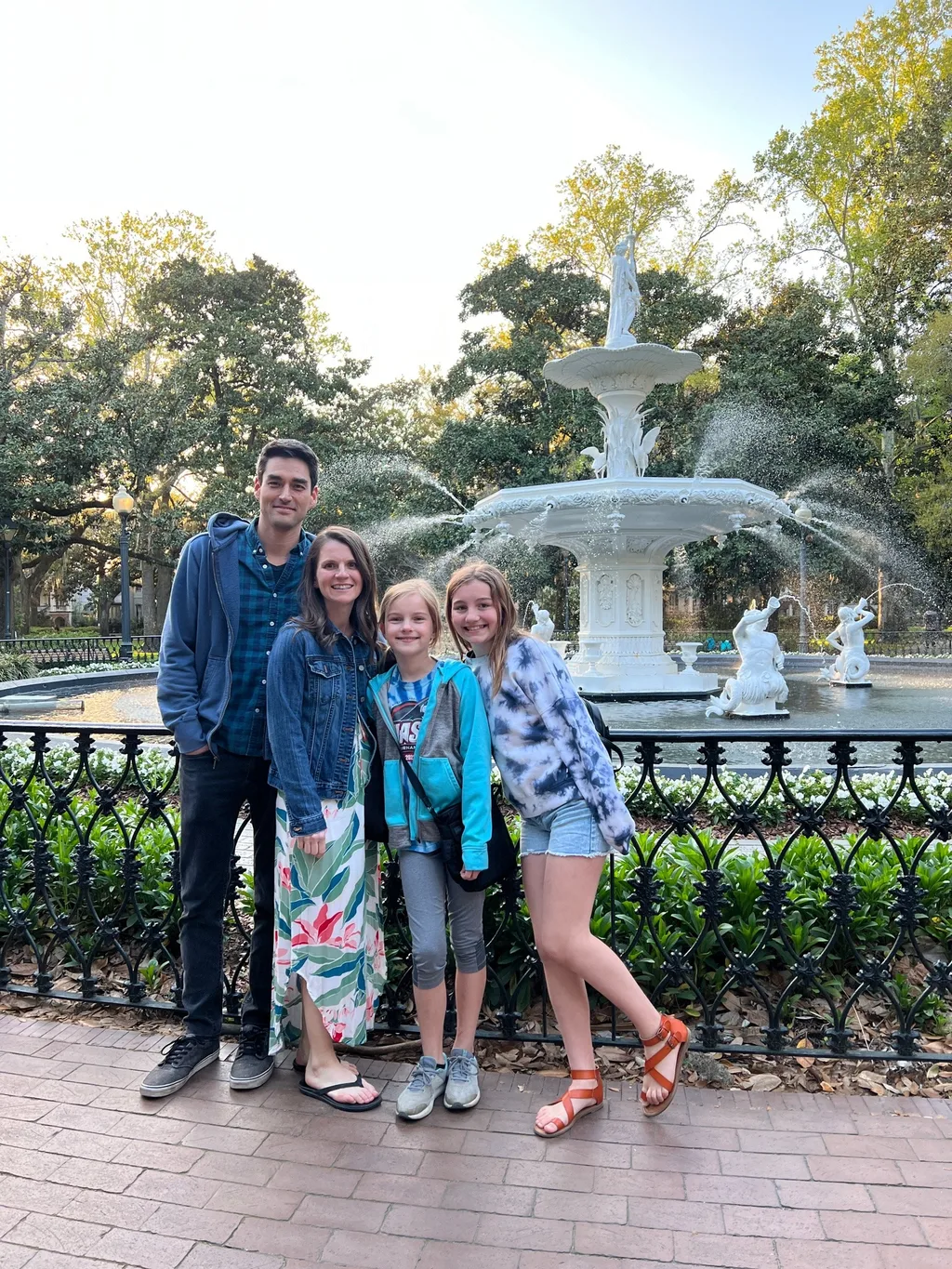 Another fun spring break visiting Em and Chris! We had the full experience: visits to Cumberland Island, Skidaway Island, Tybee Island, and downtown Savannah. The girls tried lots of new foods - a favorite were street tacos at Tacos and Tequila, a restaurant we liked so much that we went twice! The girls also loved finding hermit crabs in the ocean at Cumberland Island, and rescuing sand dollars and starfish at Tybee Island. We didn’t love the thousands of jellyfish washed up on the beach at Tybee, but the girls did love poking them and later learned that they are a non-stinging variety washed up due to high winds. The hiking was especially great this time - many days of 4+ mile hikes!