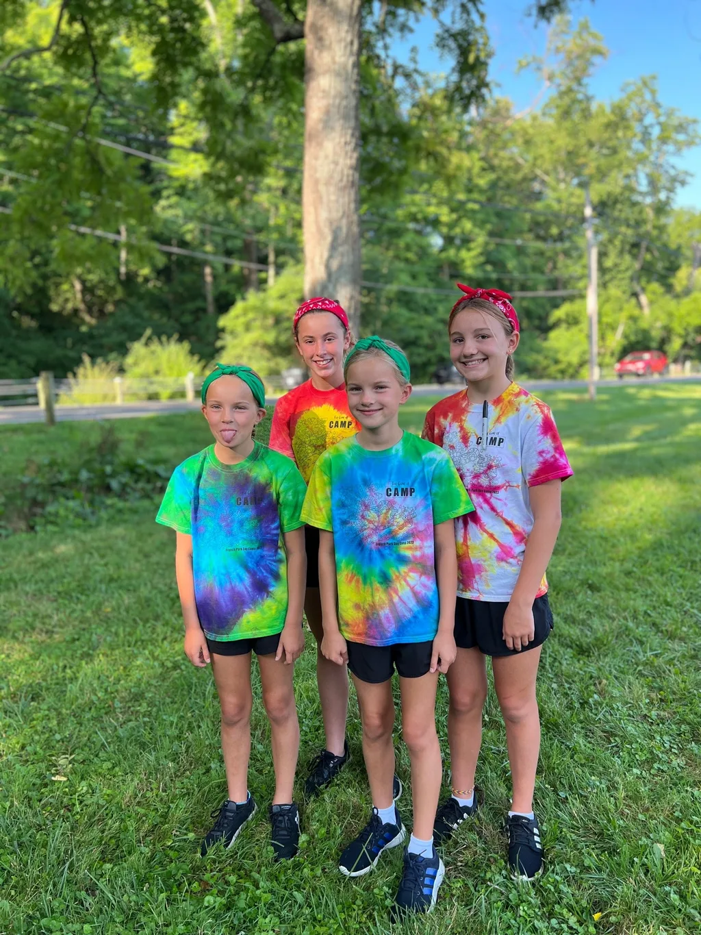 Another fun week at Girl Scout camp! Abby graduated from Red to PA!