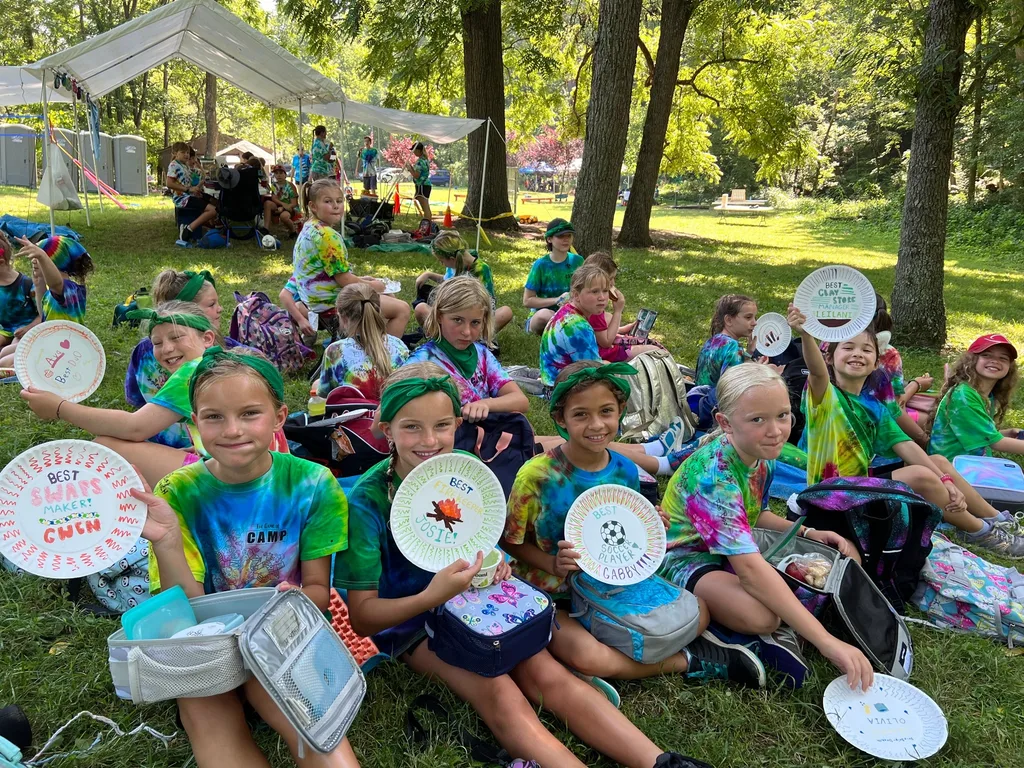 Another fun week at Girl Scout camp! Abby graduated from Red to PA!