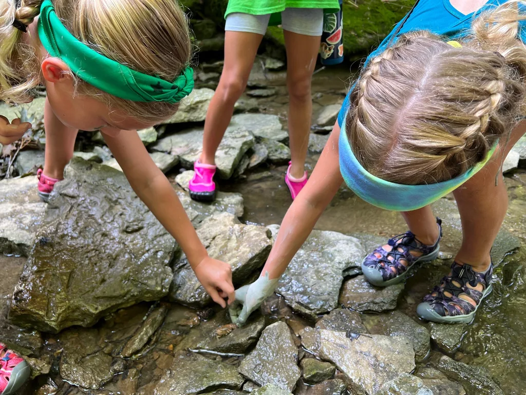 Another fun week at Girl Scout camp! Abby graduated from Red to PA!