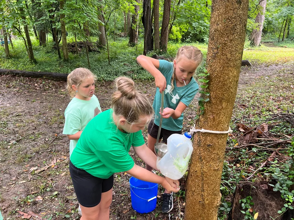 Another fun week at Girl Scout camp! Abby graduated from Red to PA!