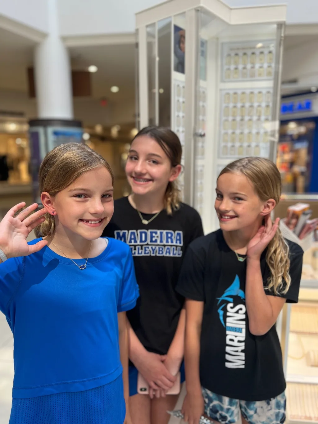 13 celebrated, and pierced ears for three!