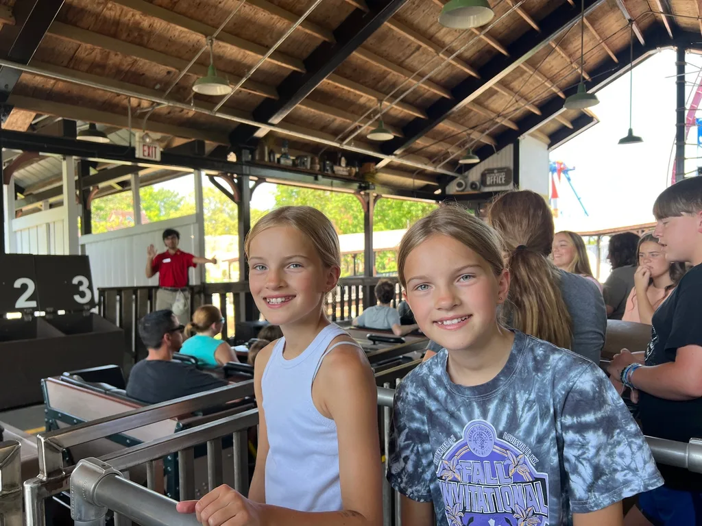 As the girls would say, SMOOSE trip to Kings Island. Sophie, Josie, and Charlotte showed some bravery (peer pressure) by riding some of the big coasters!