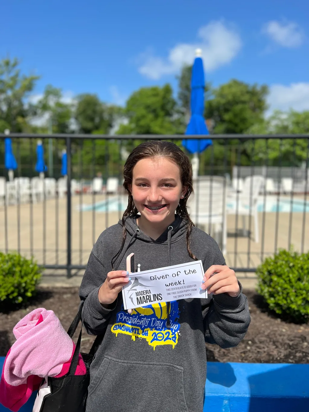 A fun summer swim and dive season wrapped up tonight. Josie wrapped up her season with on second and three first place ribbons at B swim finals, and Abby completed dive with a 5th place (out of 14) finish at A dive finals!