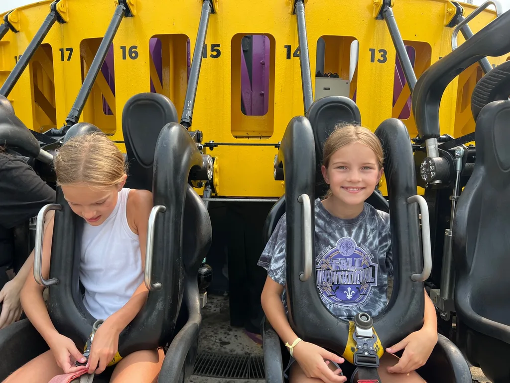 While Abby is having the best time as a PA for pink unit at Girl Scout camp, all Gwen and Josie want to do is visit Kings Island. As of today, Gwen and I have officially ridden everything and Josie just needs to ride the Beast.