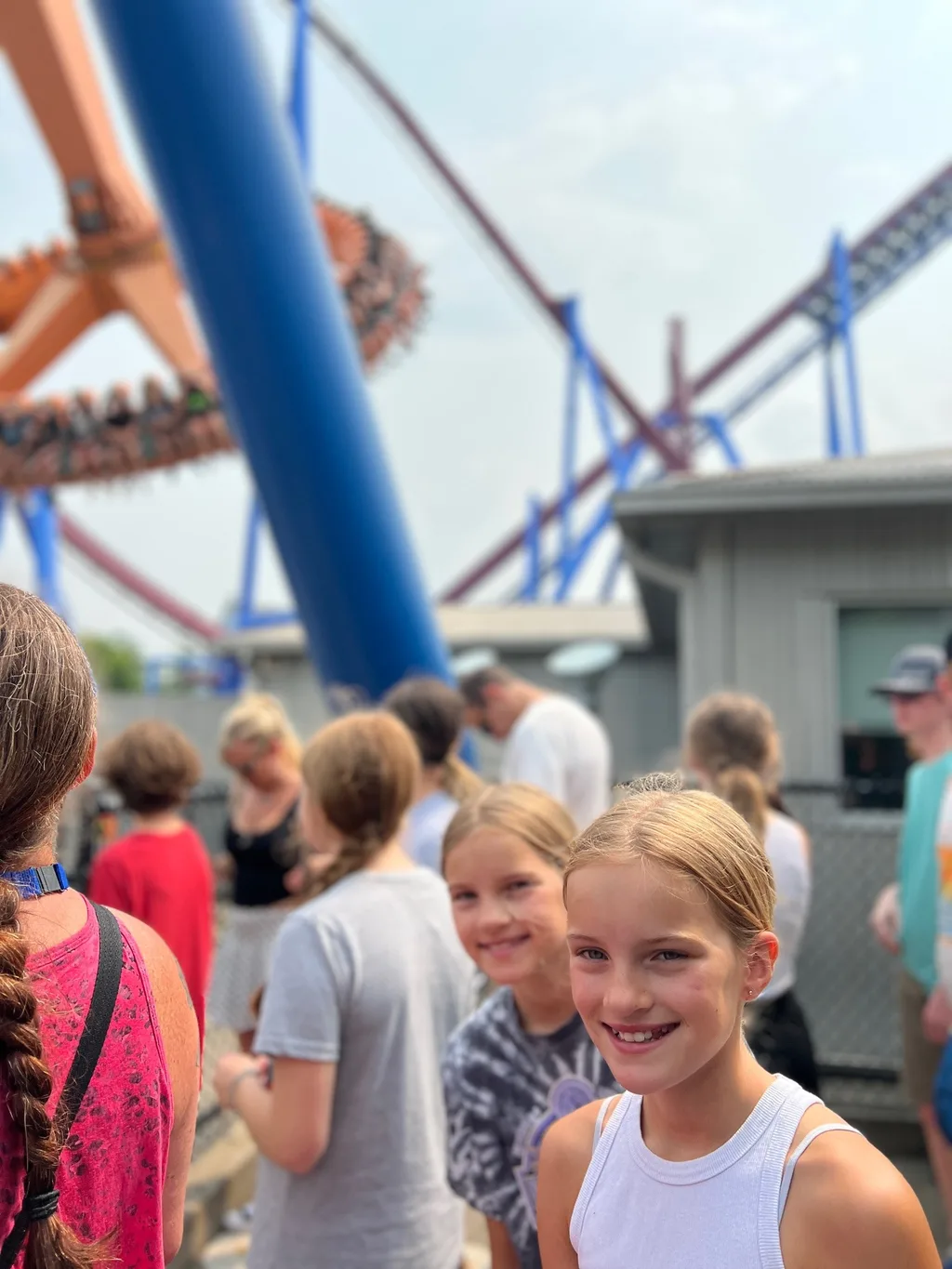 While Abby is having the best time as a PA for pink unit at Girl Scout camp, all Gwen and Josie want to do is visit Kings Island. As of today, Gwen and I have officially ridden everything and Josie just needs to ride the Beast.