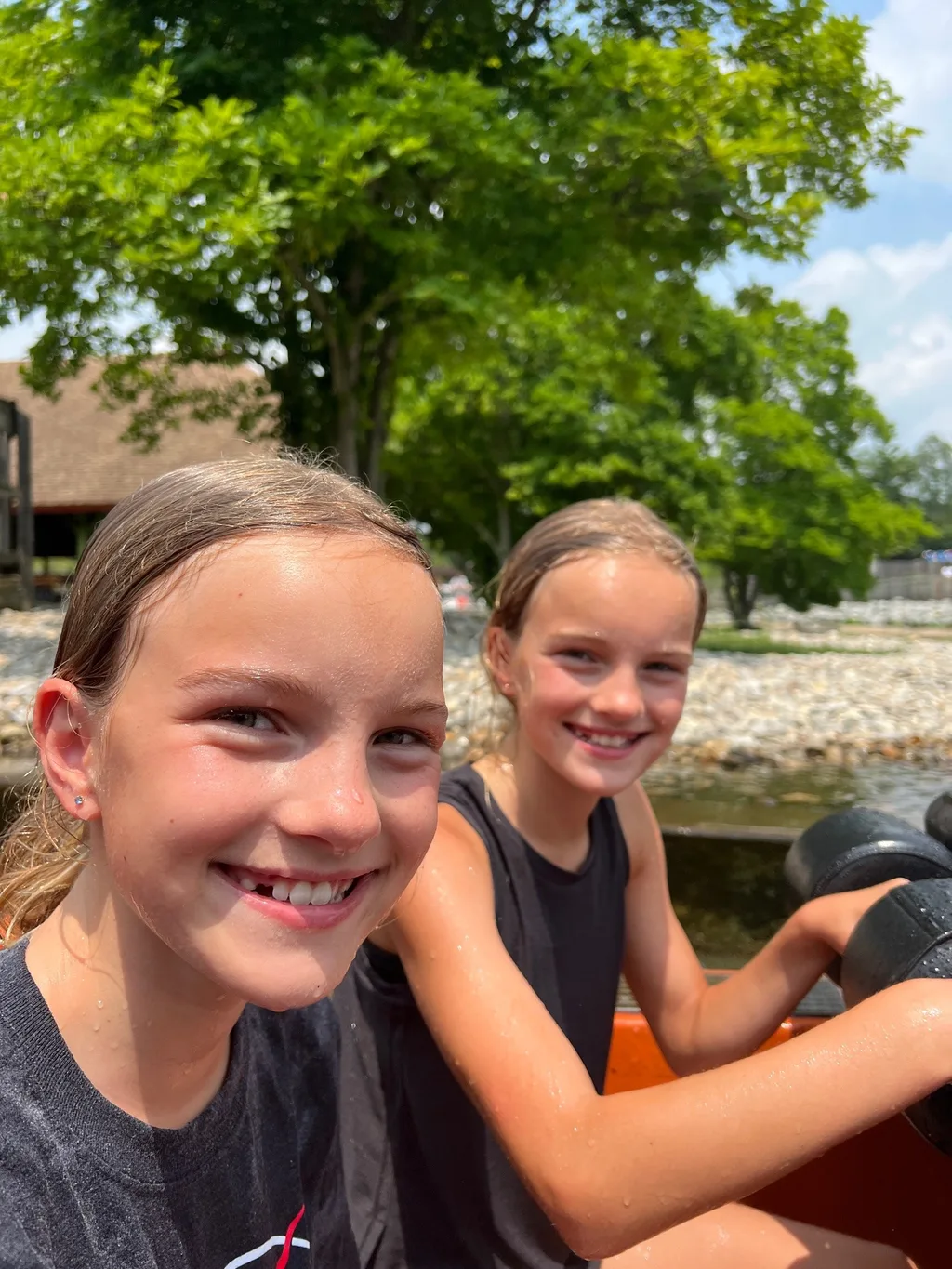 Another day, another trip to KI while Abby was at Girls Scout Camp! It’s official: Gwen, Josie, and I have ridden every ride! 💯 % club!