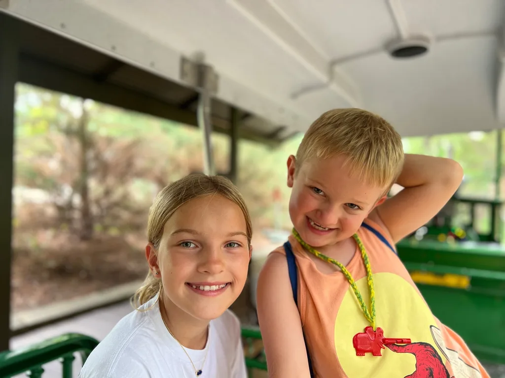 Two hours was plenty of time for this crew at the Zoo today. Lots of fun, but tiring and hot! Grammy may never leave the house when she has four boys to take care of!