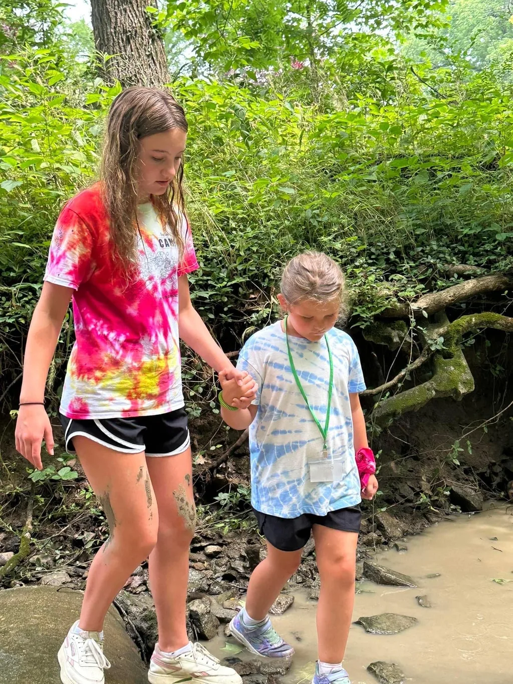 Gwen and Josie had some friend fun at the neighborhood happy hour, and Abby wrapped up her fun week at Girl Scout camp today. Her unit leader shared: “She was an awesome PA! She is so patient with the littles and an all around amazing helper!” She’s already saying she wants to be a PA again next year!