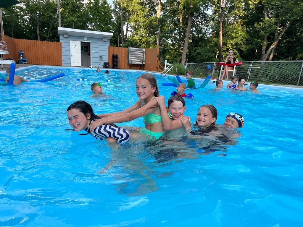 Gwen and Josie had some friend fun at the neighborhood happy hour, and Abby wrapped up her fun week at Girl Scout camp today. Her unit leader shared: “She was an awesome PA! She is so patient with the littles and an all around amazing helper!” She’s already saying she wants to be a PA again next year!