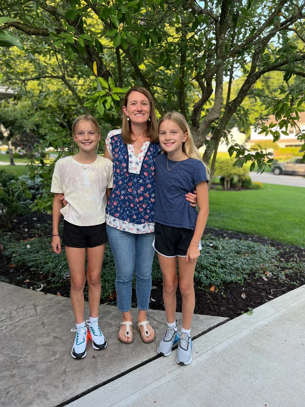 First day of school for an 8th grader and two 5th graders!