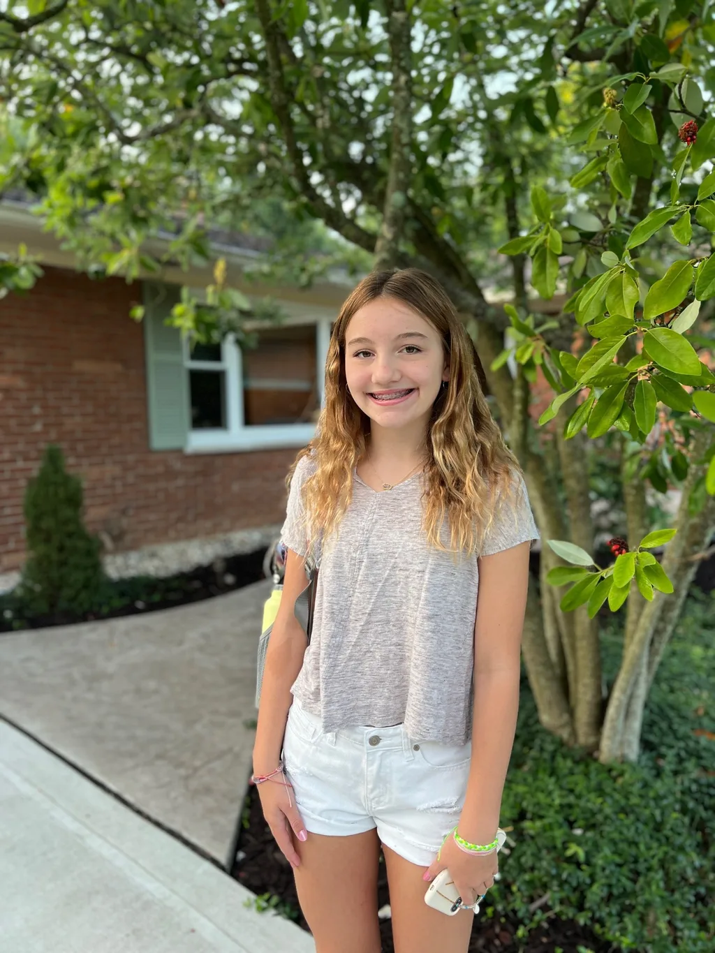 First day of school for an 8th grader and two 5th graders!