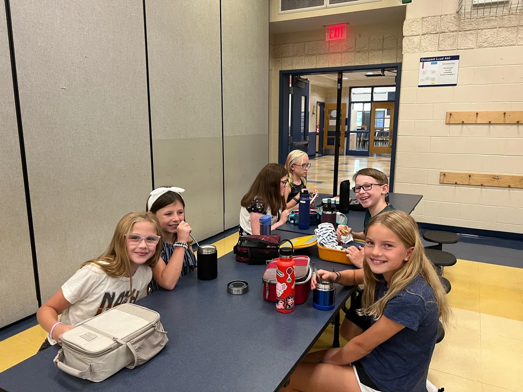 First day of school for an 8th grader and two 5th graders!