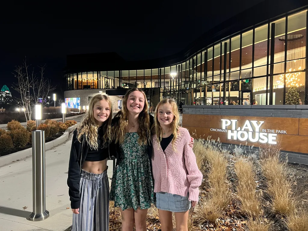 A new Christmas tradition? We added an experience to our Christmas gifting (dinner at Nada and a Christmas Carol at the Playhouse).