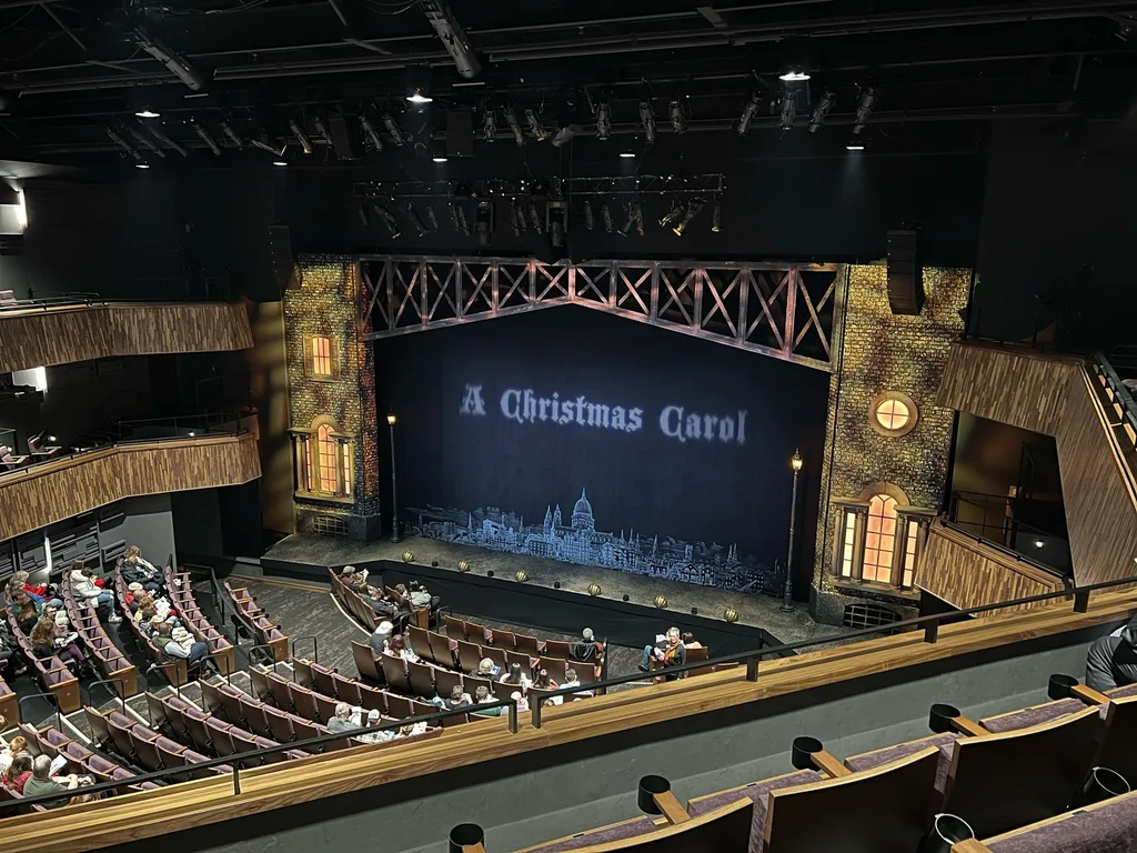 A new Christmas tradition? We added an experience to our Christmas gifting (dinner at Nada and a Christmas Carol at the Playhouse).