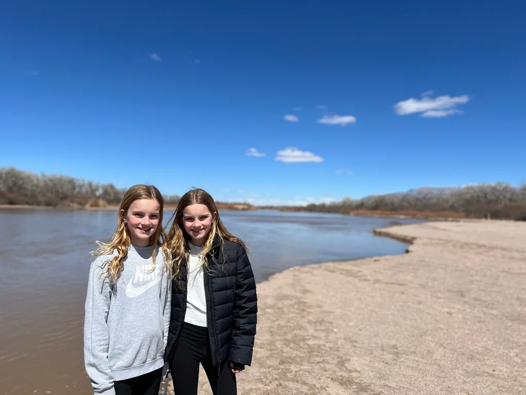 Second full day, and we crammed in the adventures! Started with the Sandia Peak Tram, then a hike at Elena Gallegos, followed by another hike along the Rio Grande, ice cream at an eclectic parlor, rock climbing, and then dinner at the infamous El Pinto! Whew!