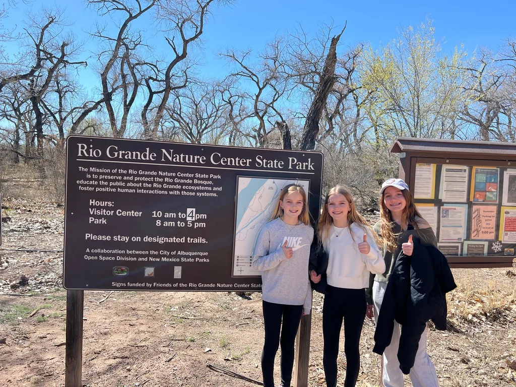 Second full day, and we crammed in the adventures! Started with the Sandia Peak Tram, then a hike at Elena Gallegos, followed by another hike along the Rio Grande, ice cream at an eclectic parlor, rock climbing, and then dinner at the infamous El Pinto! Whew!