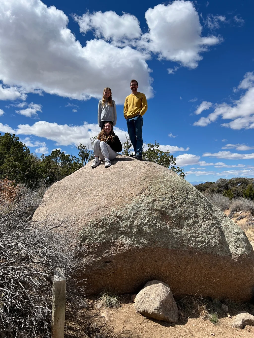 Second full day, and we crammed in the adventures! Started with the Sandia Peak Tram, then a hike at Elena Gallegos, followed by another hike along the Rio Grande, ice cream at an eclectic parlor, rock climbing, and then dinner at the infamous El Pinto! Whew!