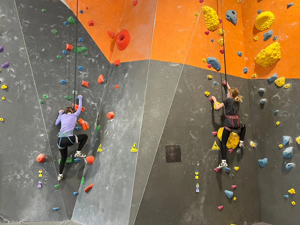 Second full day, and we crammed in the adventures! Started with the Sandia Peak Tram, then a hike at Elena Gallegos, followed by another hike along the Rio Grande, ice cream at an eclectic parlor, rock climbing, and then dinner at the infamous El Pinto! Whew!