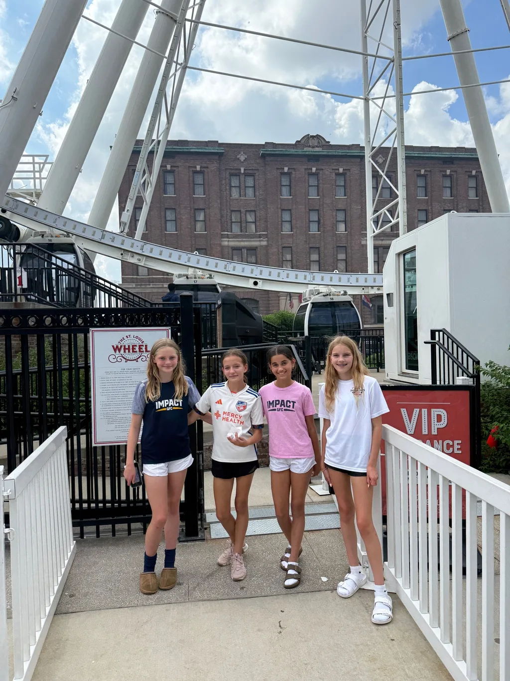 Another fun trip for sports! This time Gwen and I traveled to Saint Louis so she could guest play for regionals with her new soccer team. She jumped right into the deep end, but had a great time getting to know her new team.