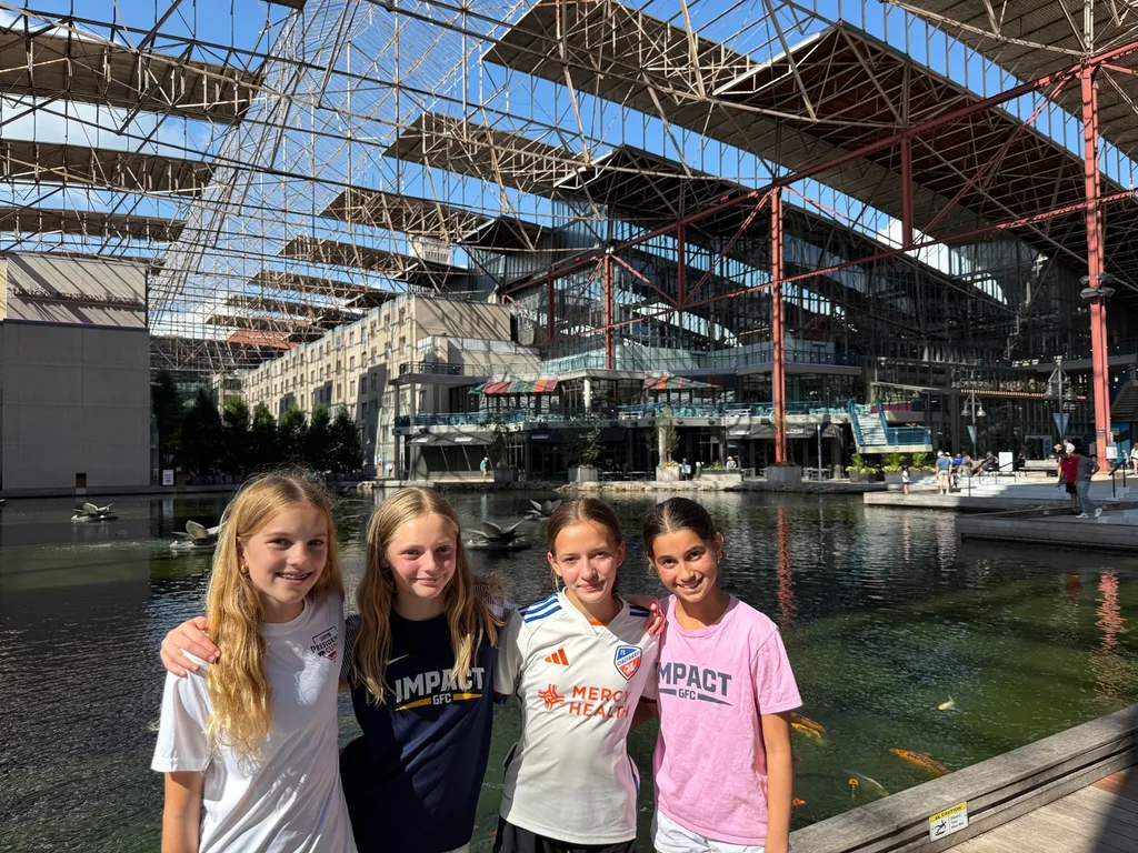 Another fun trip for sports! This time Gwen and I traveled to Saint Louis so she could guest play for regionals with her new soccer team. She jumped right into the deep end, but had a great time getting to know her new team.