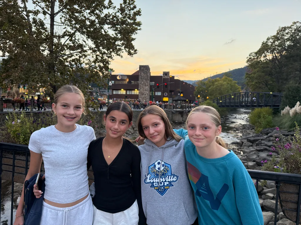 "Hi this is Gwen! I had a great time and we won one game, tied one and then lost in the semifinals sadly. My team went on a mountain coaster and we walked around downtown Gatlinburg and went in a mirror maze. At the cabin we stayed in there was a hot tub and pool, so me and my friends spent a lot of time in there! It was a lot of fun!"